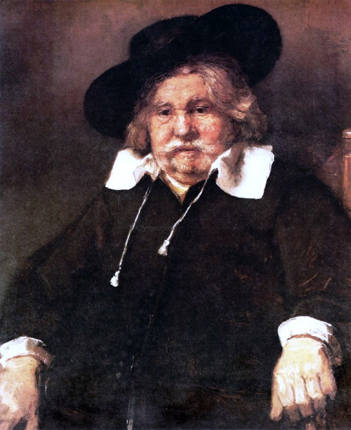 Rembrandt Van Rijn Portrait of an Elderly Man - Canvas Print