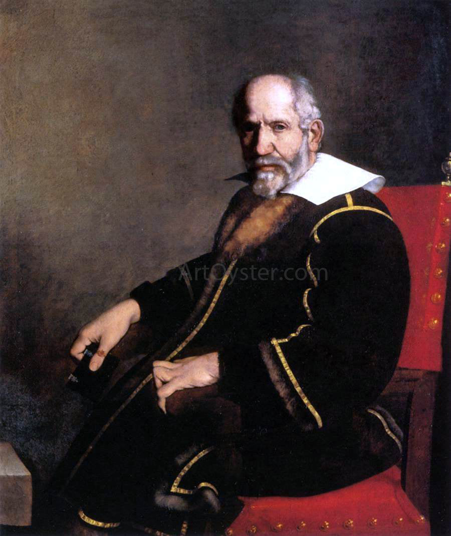 Carlo Ceresa Portrait of an Old Gentleman - Canvas Print