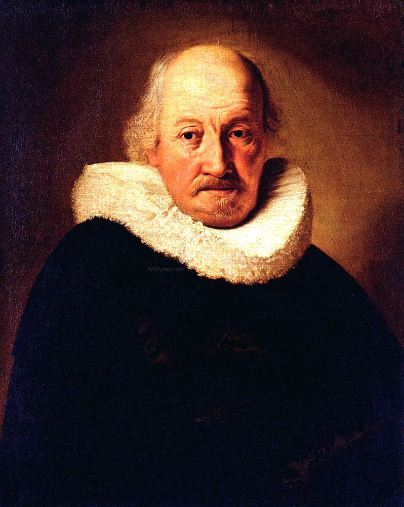 Rembrandt Van Rijn Portrait of An Old Man - Canvas Print