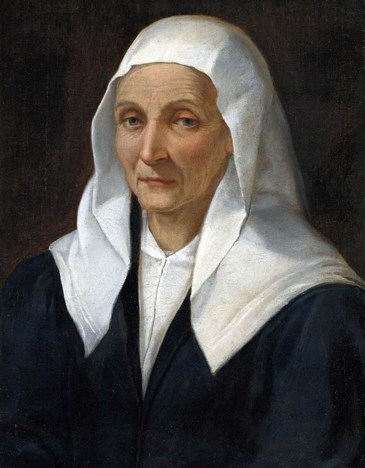 Bartolomeo Passerotti Portrait of an Old Woman - Canvas Print