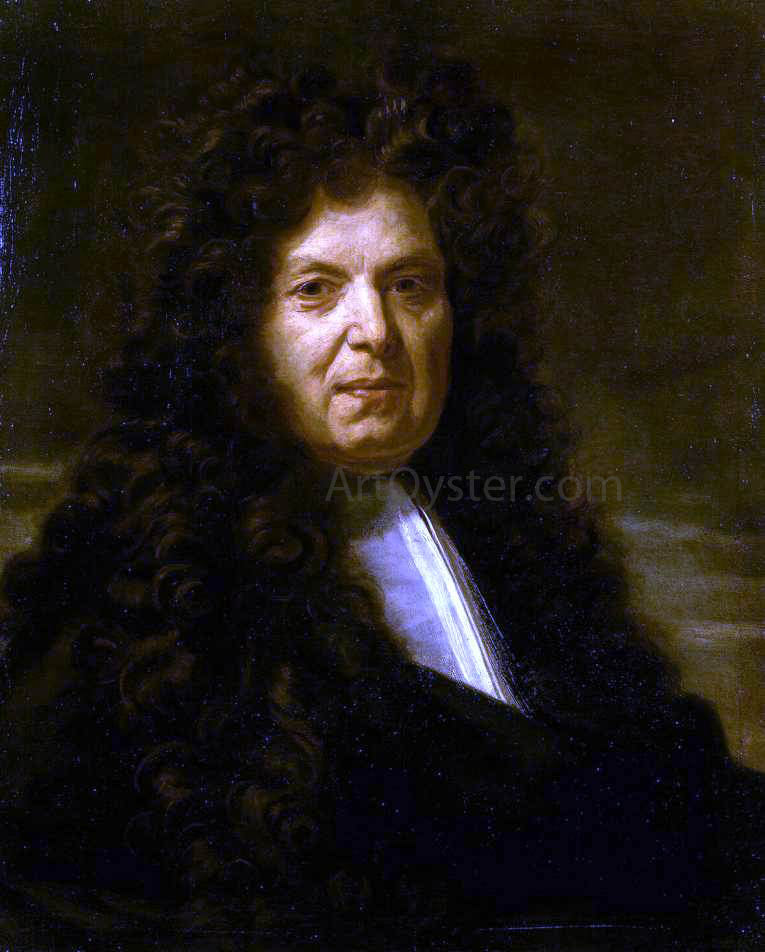 Jean-Baptiste Jouvenet Portrait of an Unknown Man - Canvas Print