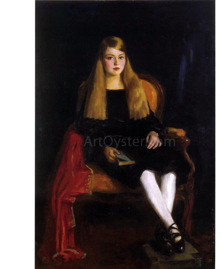 Robert Henri Portrait of Anne M. Tucker - Canvas Print
