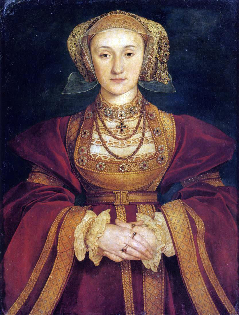 The Younger Hans Holbein Portrait of Anne of Cleves - Canvas Print