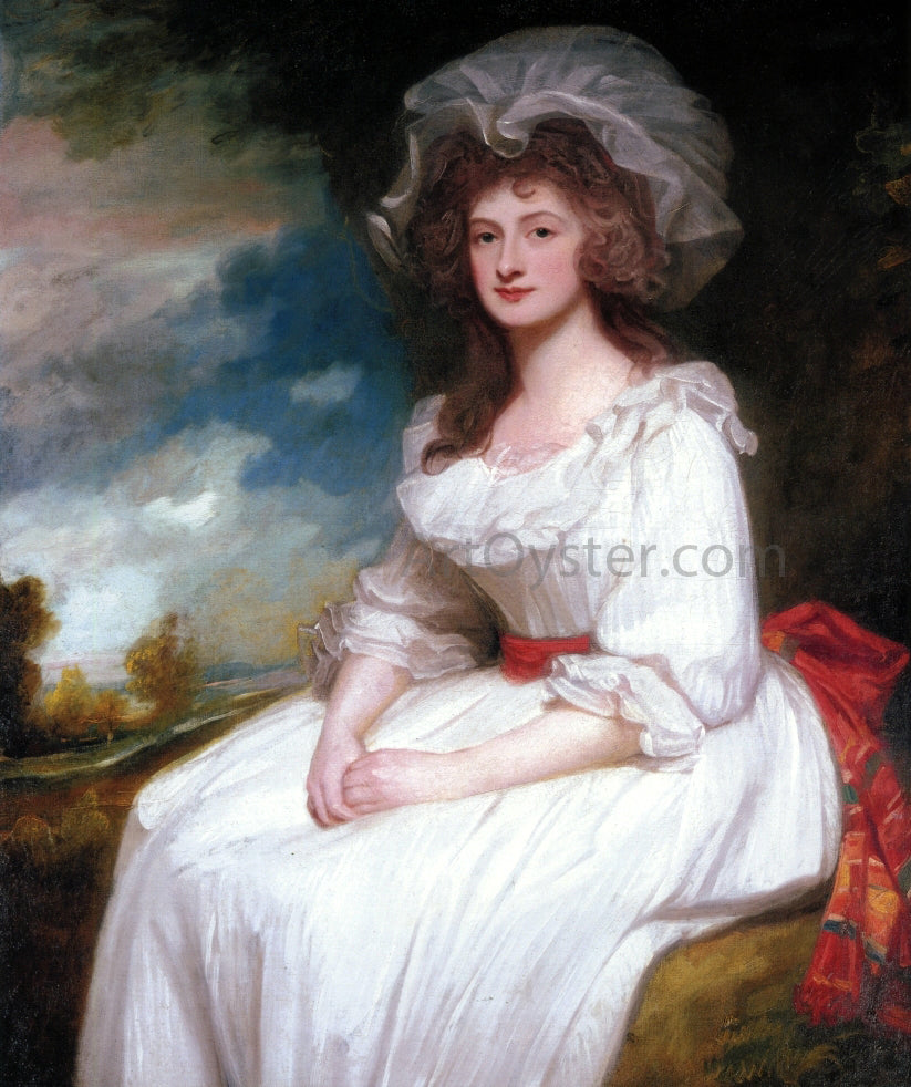 George Romney Portrait of Anne Rodbard, Mrs. Blackburn - Canvas Print