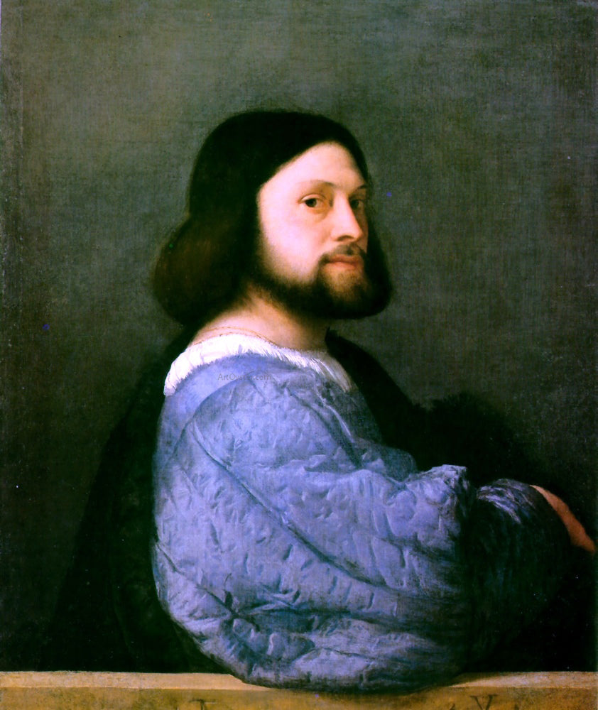 Titian Portrait of Ariosto - Canvas Print