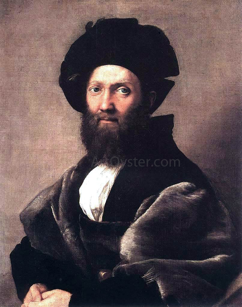 Raphael Portrait of Baldassare Castiglione - Canvas Print