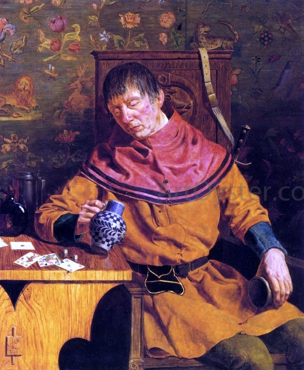 Henry Stacy Marks Portrait of Bardolph - Canvas Print