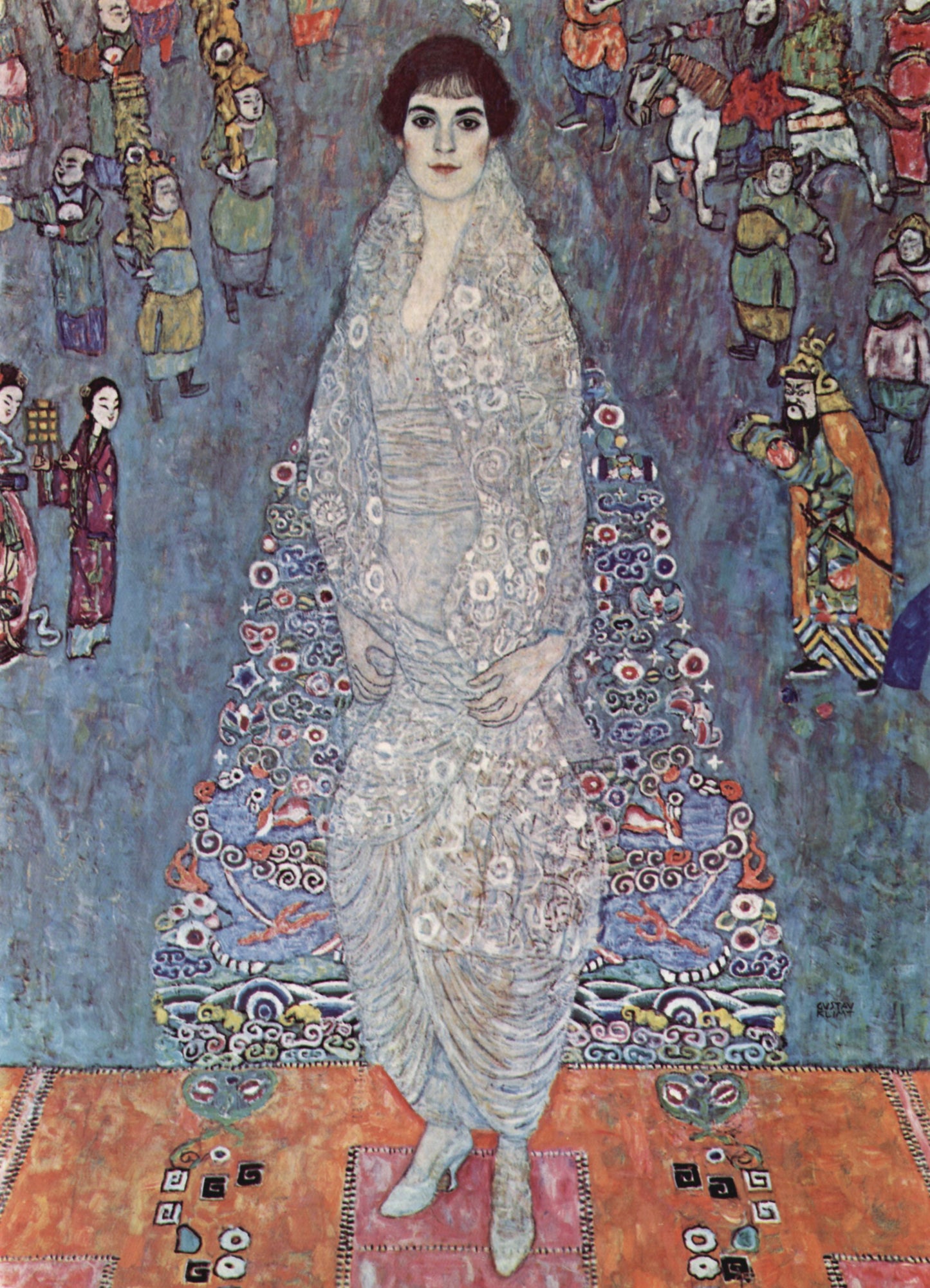 Gustav Klimt A Portrait of Baroness Elisabeth Bachofen Echt - Canvas Print