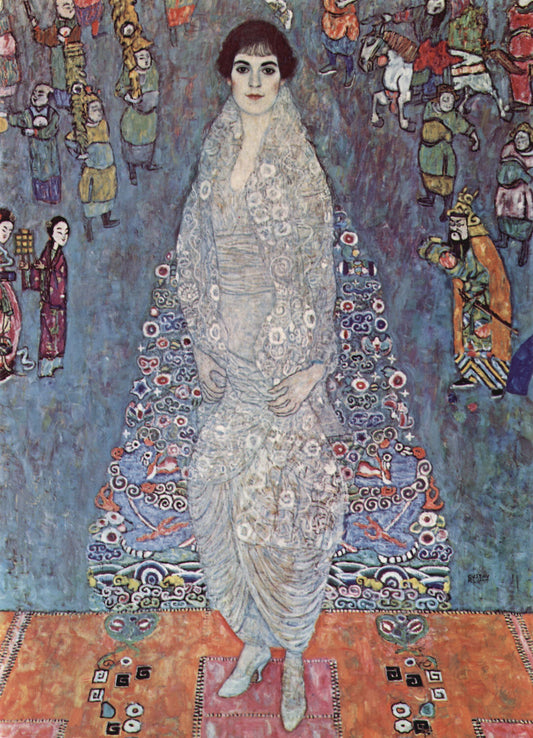 Gustav Klimt A Portrait of Baroness Elisabeth Bachofen Echt - Canvas Print
