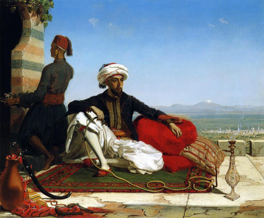 Thomas Hicks Portrait of Bayard Taylor - Canvas Print