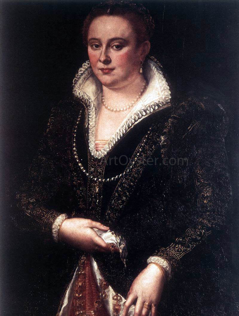 Girolamo Macchietti Portrait of Bianca Cappello - Canvas Print