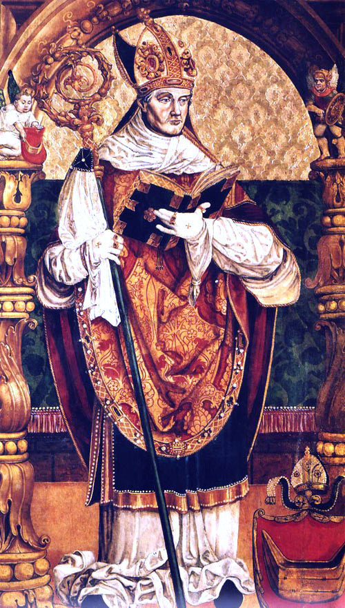Stanislaw Samostrzelnik Portrait of Bishop Piotr Tomicki - Canvas Print
