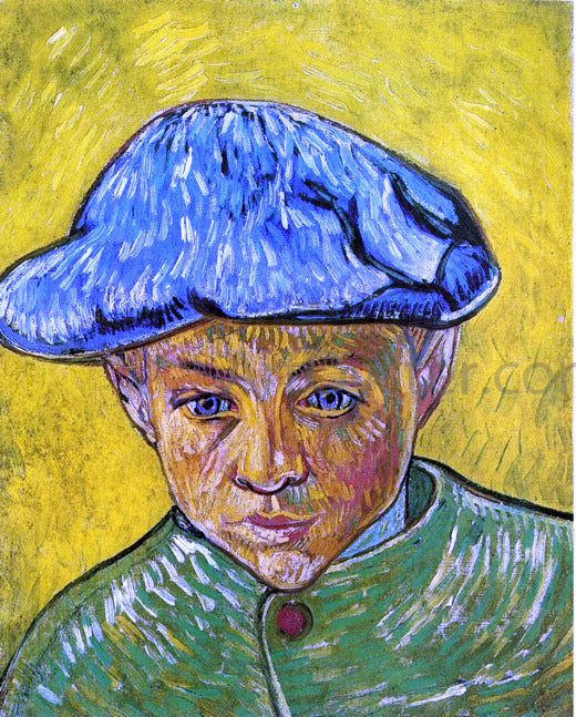 Vincent Van Gogh Portrait of Camille Roulin - Canvas Print
