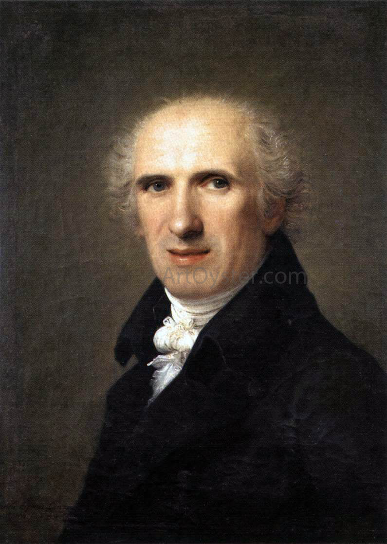 Gaspare Landi Portrait of Canova - Canvas Print