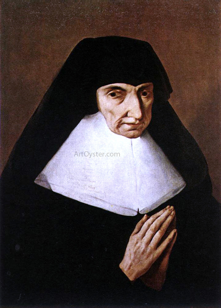 Jean Tassel Portrait of Catherine de Montholon - Canvas Print