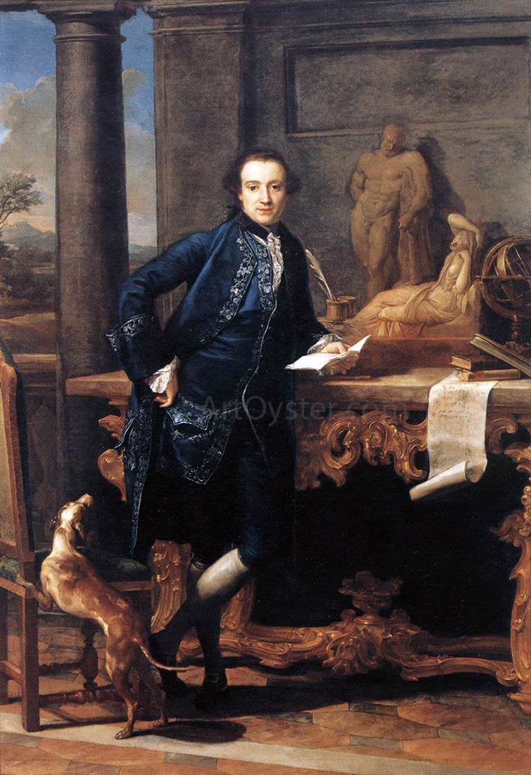 Pompeo Girolamo Batoni Portrait of Charles Crowle - Canvas Print