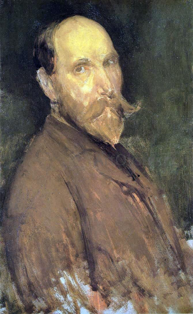 James McNeill Whistler Portrait of Charles L. Freer - Canvas Print