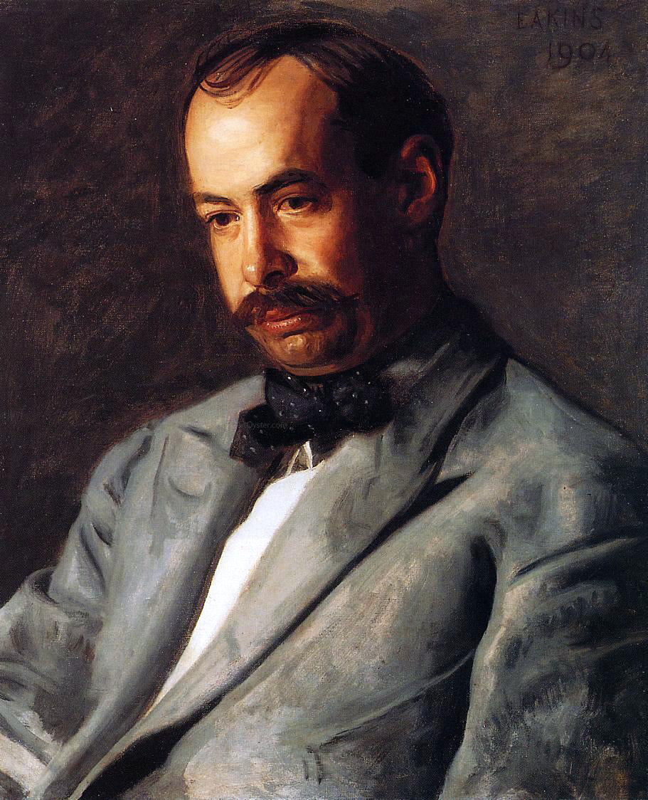 Thomas Eakins Portrait of Charles Percival Buck - Canvas Print