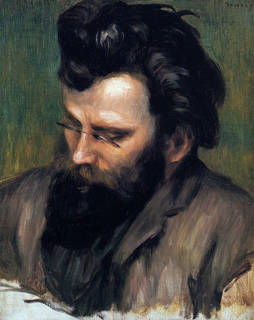 Pierre Auguste Renoir Portrait of Charles Terrasse - Canvas Print