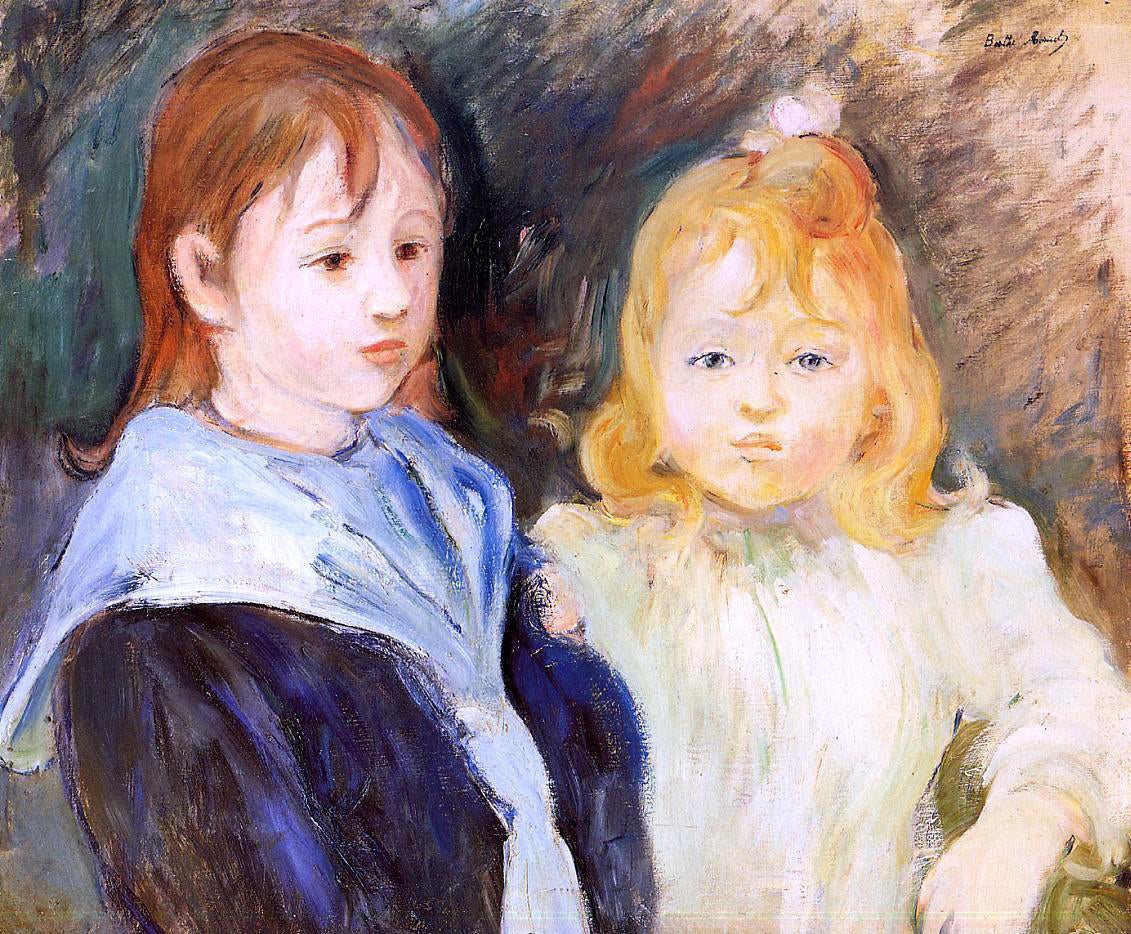 Berthe Morisot Portrait of Children - Canvas Print