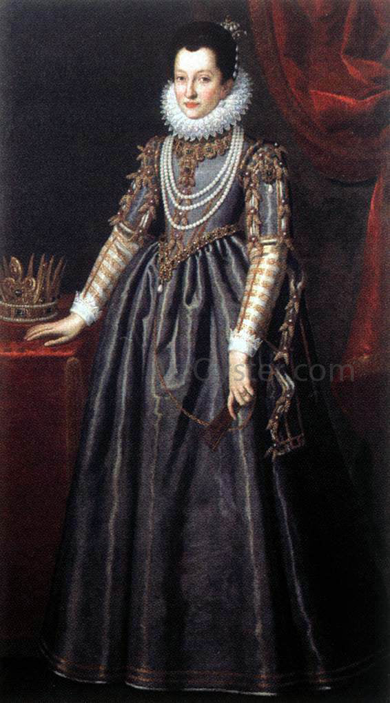 Valore Casini Portrait of Christine of Lorraine - Canvas Print