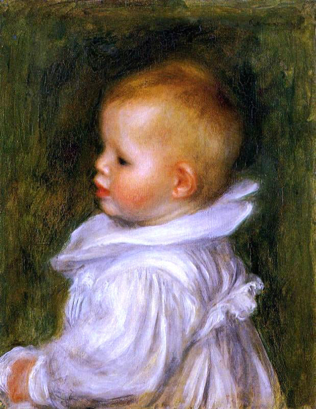Pierre Auguste Renoir Portrait of Claude Renoir - Canvas Print