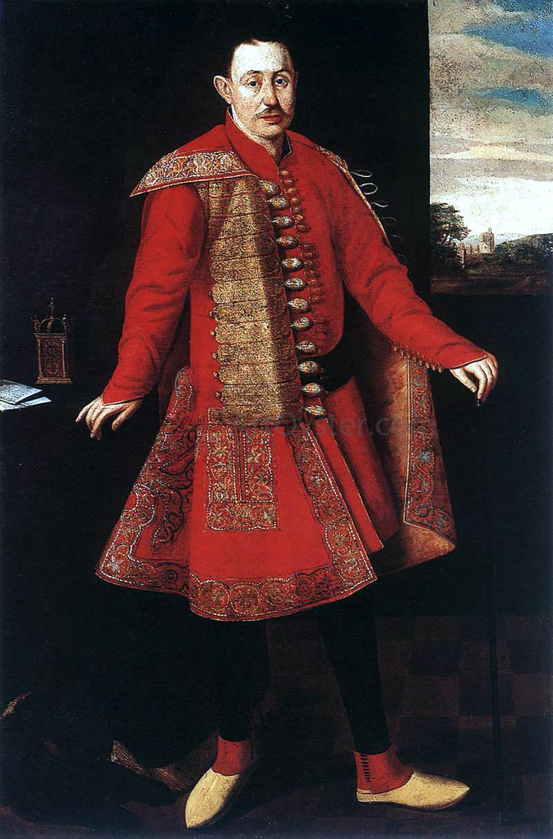 Benjamin Block Portrait of Count Ferenc Nadasdy - Canvas Print