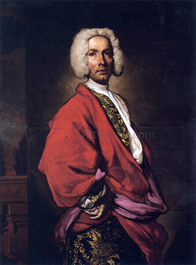 Giuseppe Vittore Fra Galgario Ghislandi Portrait of Count Galeozzo Secco Suardo (1681-1733) - Canvas Print