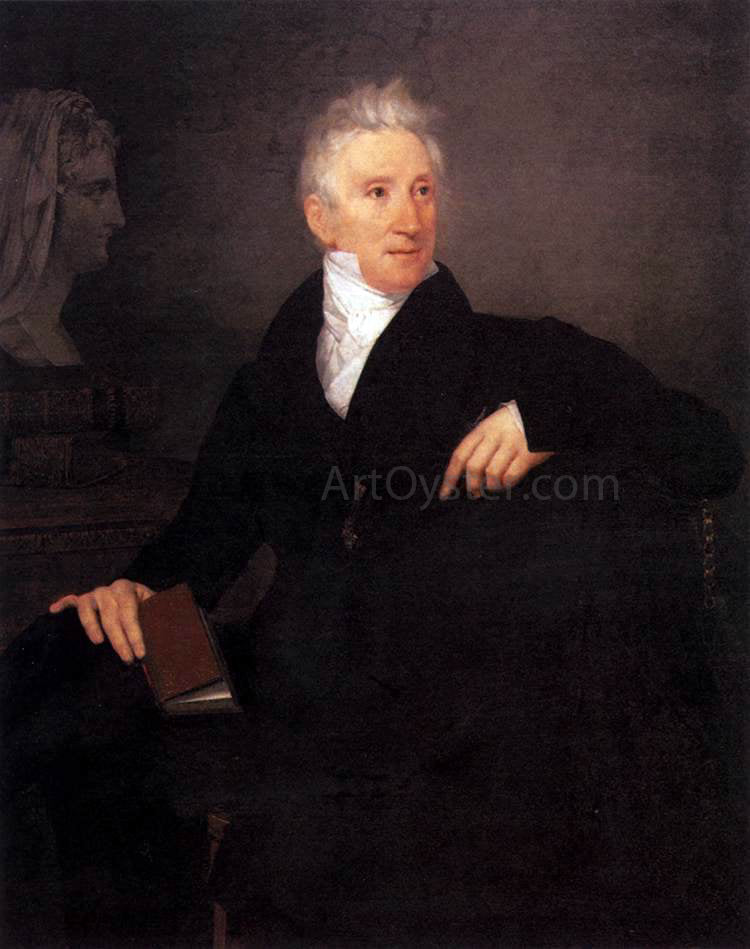 Ludovico Lipparini Portrait of Count Leopoldo Cicognara - Canvas Print