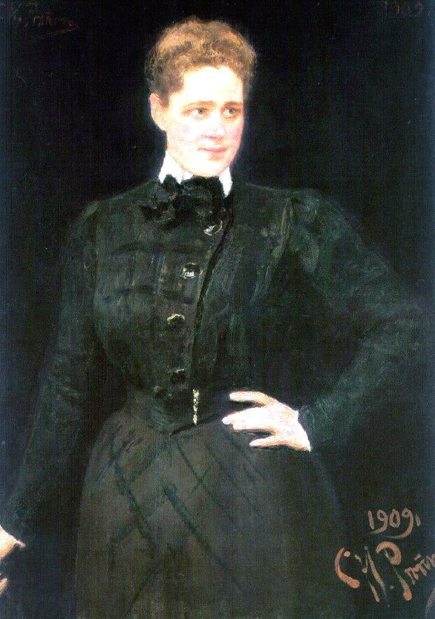 Ilia Efimovich Repin Portrait of Countess Sophia Vladimirovna Panina - Canvas Print