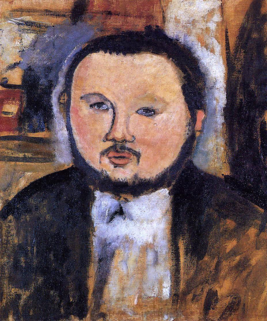 Amedeo Modigliani Portrait of Diego Rivera - Canvas Print