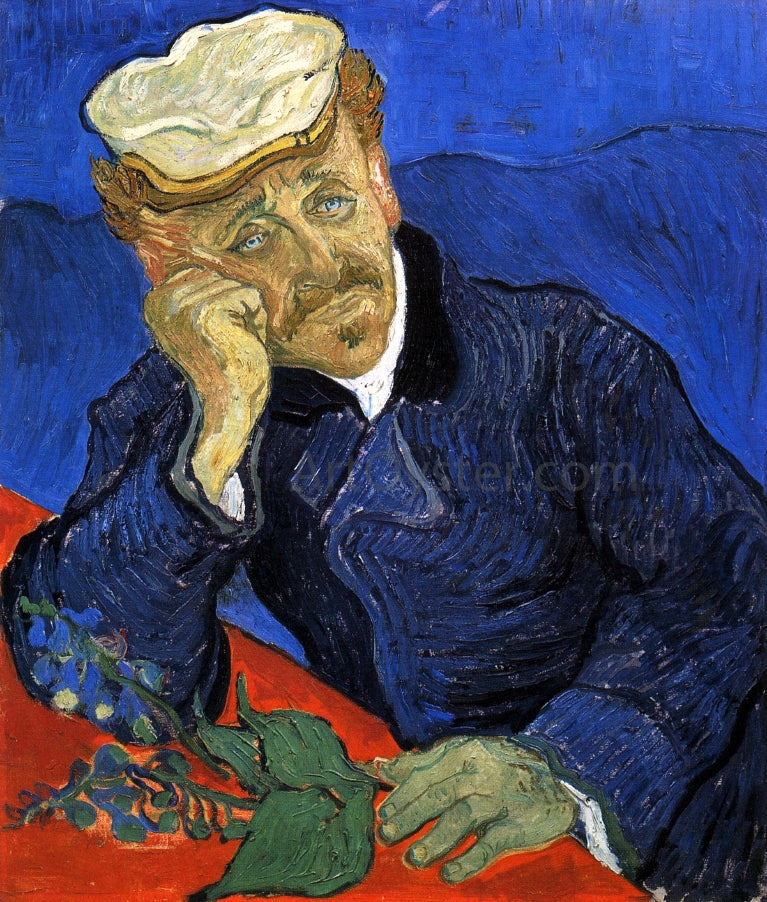 Vincent Van Gogh A Portrait of Doctor Gachet - Canvas Print