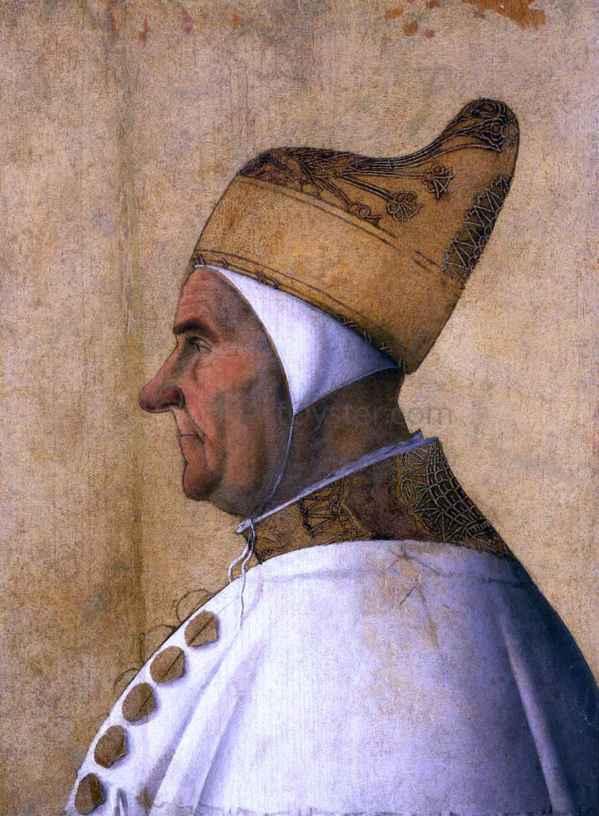 Gentile Bellini Portrait of Doge Giovanni Mocenigo - Canvas Print