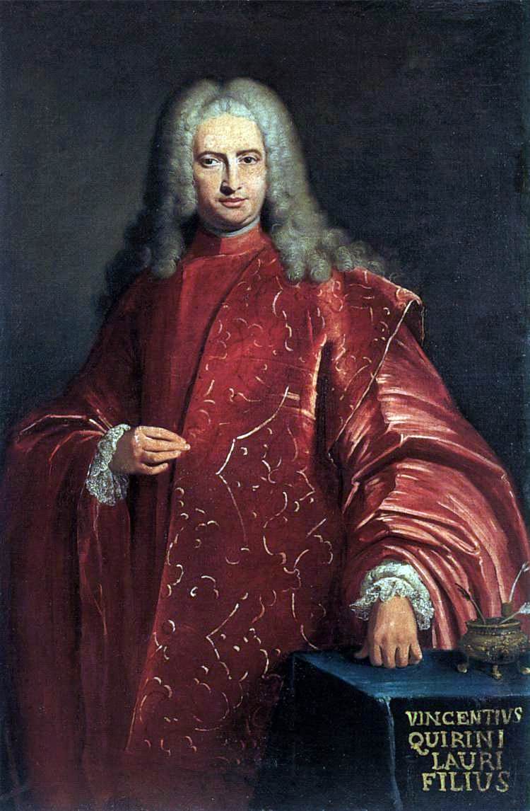 Bartolomeo Nazari Portrait of Doge Vincenzo Querini - Canvas Print