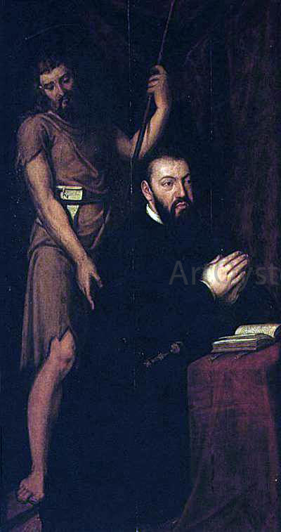 Cristovano Lopes Portrait of Don Joao III - Canvas Print