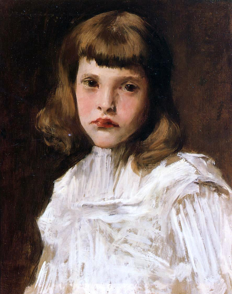 William Merritt Chase Portrait of Dorothy - Canvas Print
