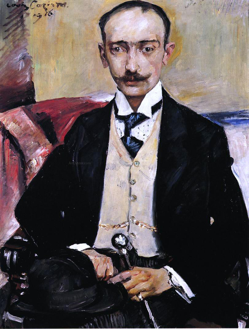 Lovis Corinth Portrait of Dr. Karl Schwarz - Canvas Print