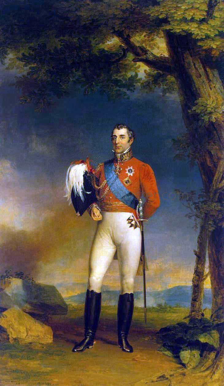 George Dawe Portrait of Duke of Wellington - Canvas Print