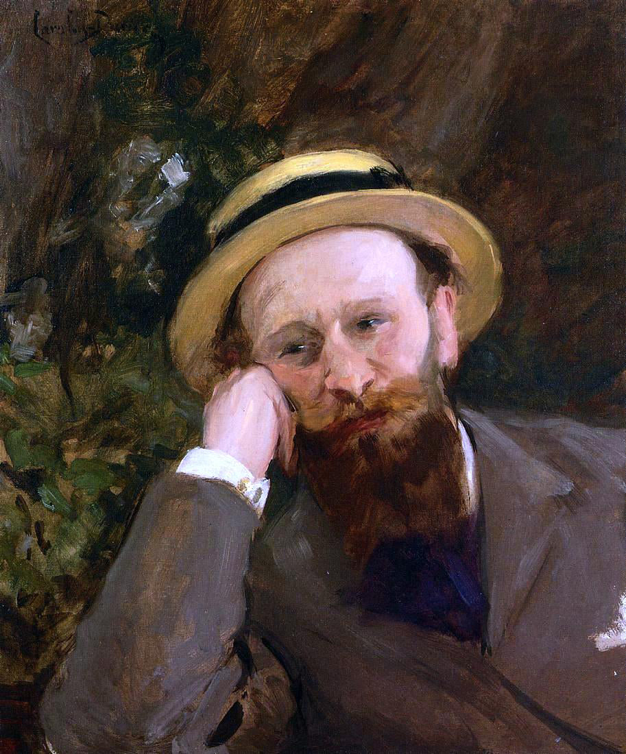 Emile Carolus-Duran Portrait of Edouard Manet - Canvas Print