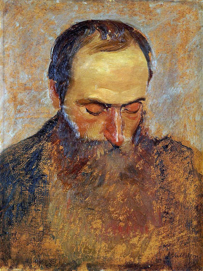 Felix Vallotton Portrait of Edouard Vuillard - Canvas Print