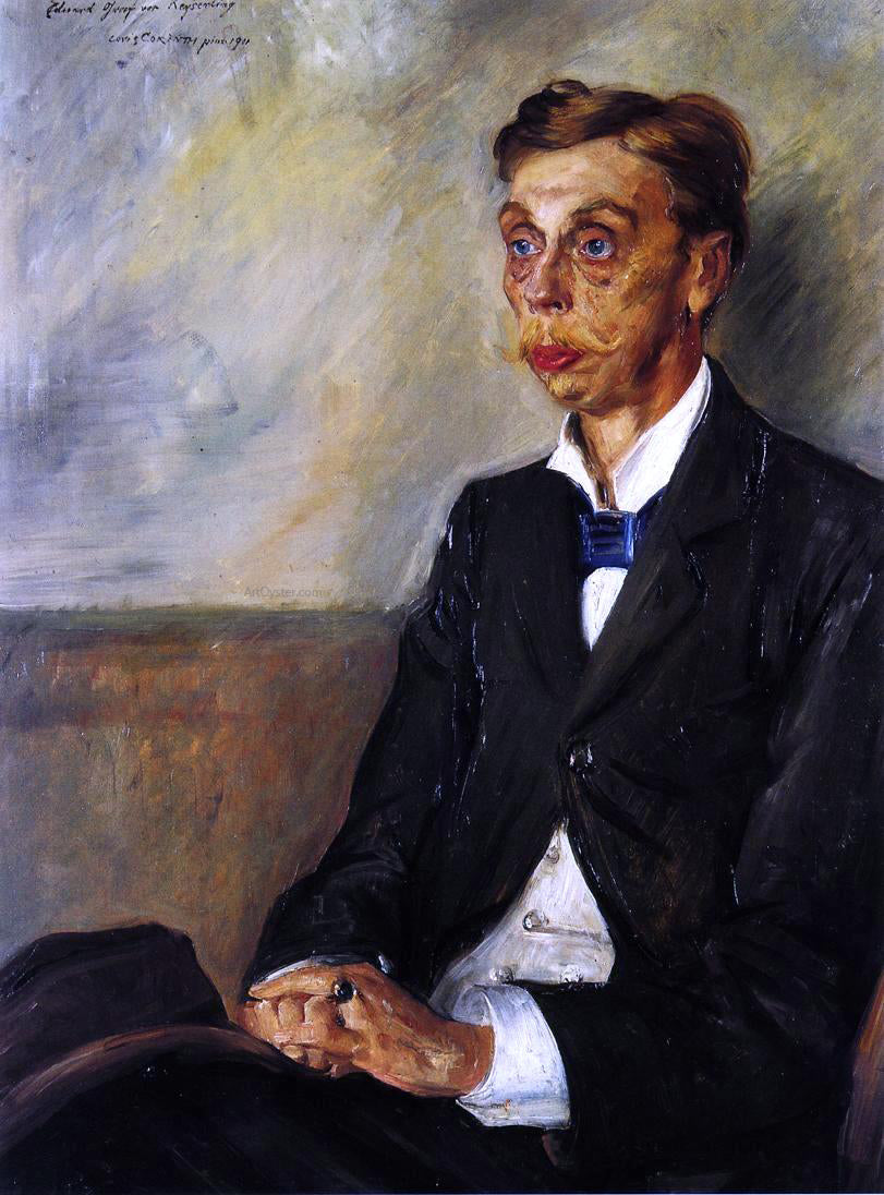 Lovis Corinth Portrait of Eduard, Count Keyserling - Canvas Print