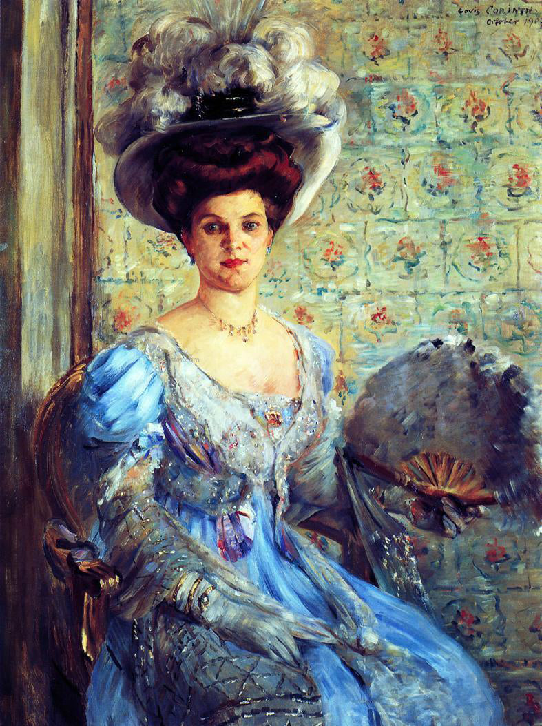 Lovis Corinth Portrait of Eleonore von Wilke, Countess Finkh - Canvas Print