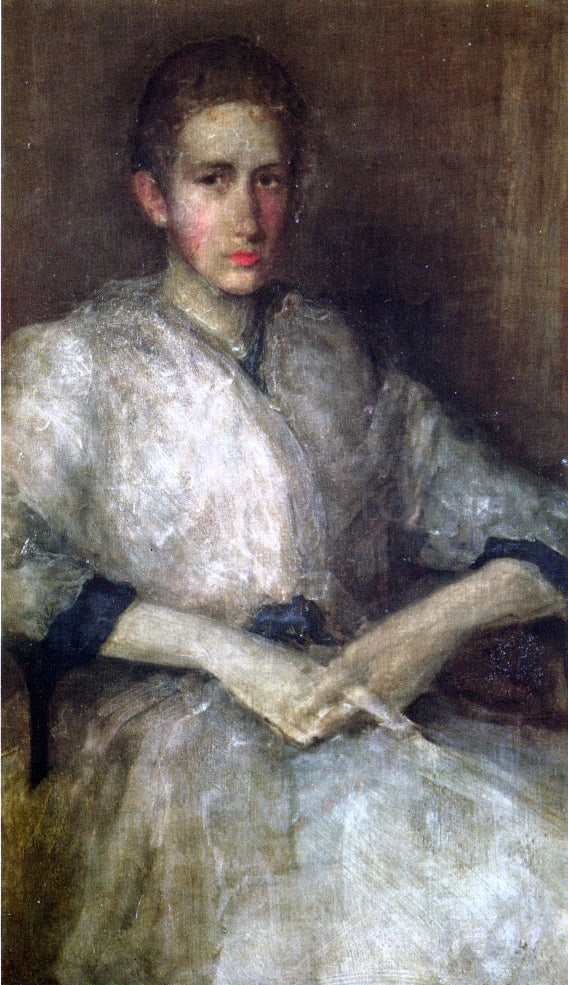 James McNeill Whistler Portrait of Ellen Sturgis Hooper - Canvas Print
