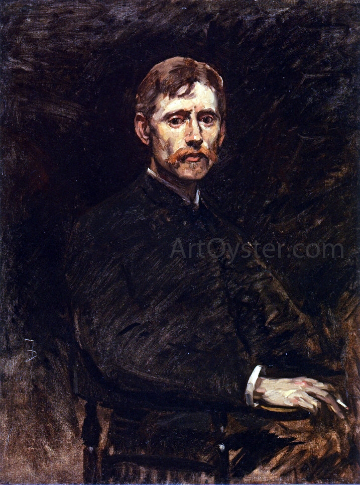 Frank Duveneck Portrait of Emil Carlson - Canvas Print