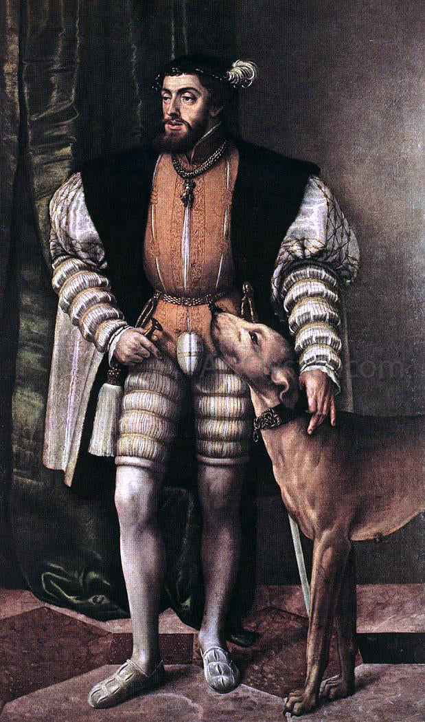 Jacob Seisenegger Portrait of Emperor Charles V - Canvas Print