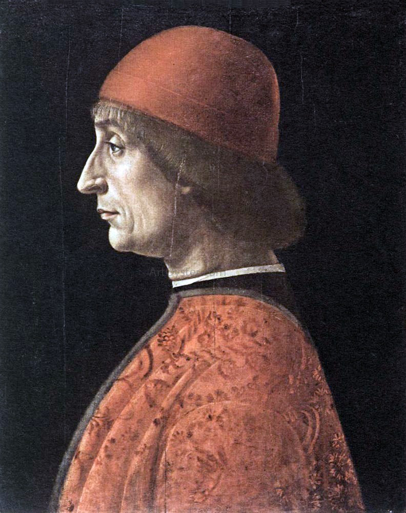 Vincenzo Foppa Portrait of Francesco Brivio - Canvas Print