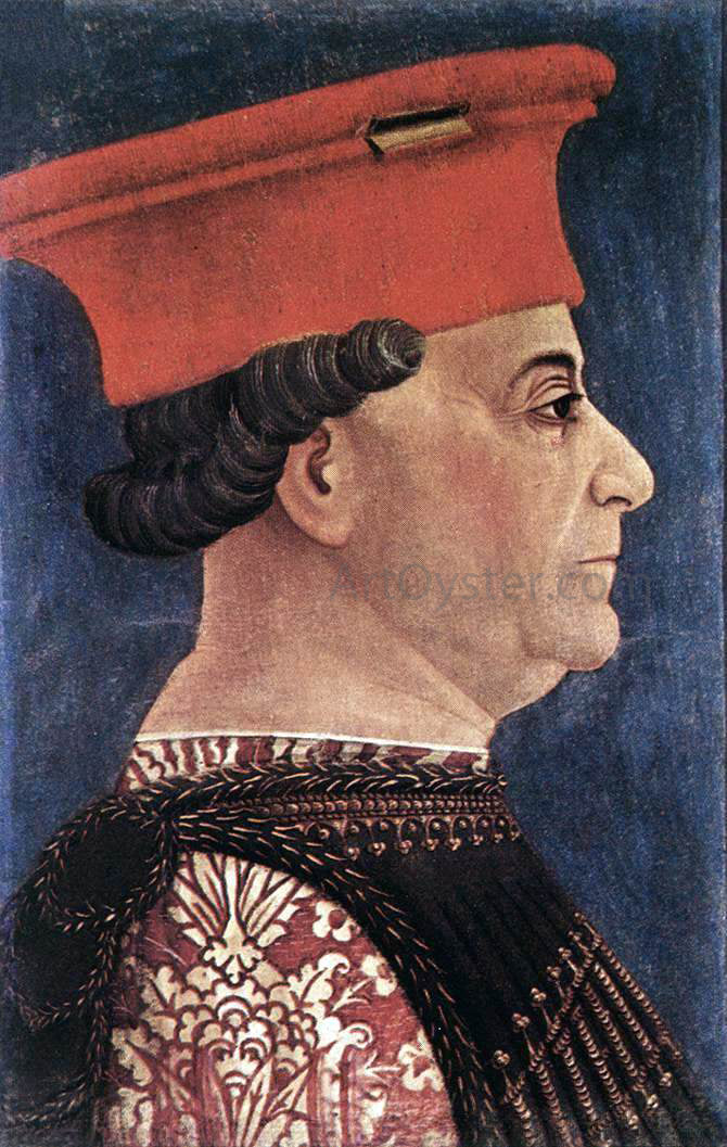 Bonifazio Bembo Portrait of Francesco Sforza - Canvas Print