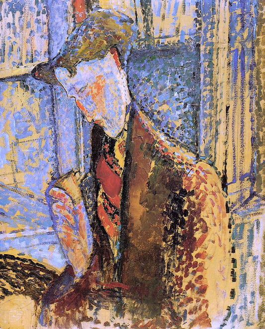 Amedeo Modigliani Portrait of Frank Burty Haviland - Canvas Print