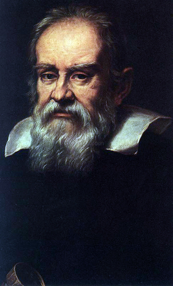 Justus Sustermans Portrait of Galileo Galilei - Canvas Print