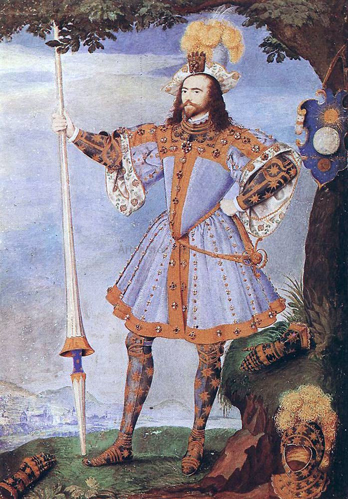 Nicholas Hilliard Portrait of George Clifford, Earl of Cumberland - Canvas Print